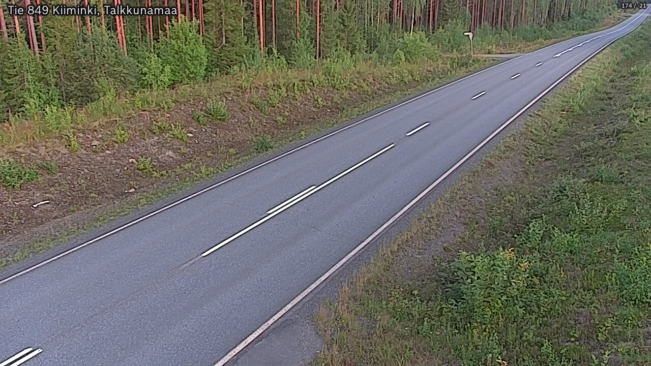 Kelikamerat Kuva Tie 849 Kiiminki, Talkkunamaa, Oulu, Pohjois-Pohjanmaa