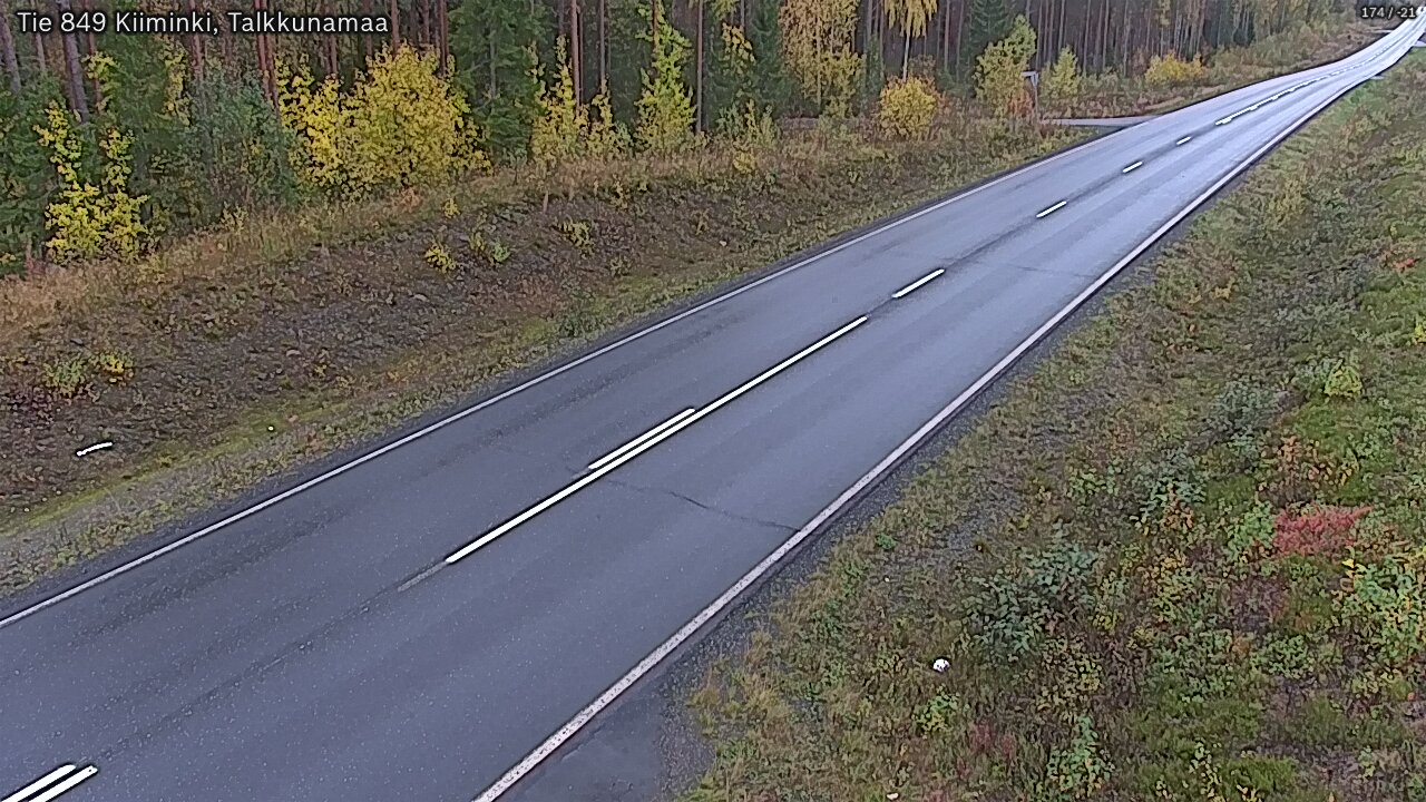 Kelikamerat Kuva Tie 849 Kiiminki, Talkkunamaa, Oulu, Pohjois-Pohjanmaa
