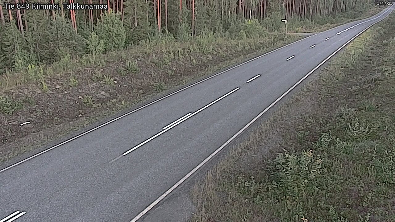 Kelikamerat Kuva Tie 849 Kiiminki, Talkkunamaa, Oulu, Pohjois-Pohjanmaa