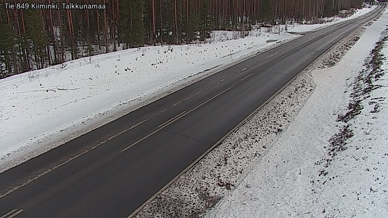 Kelikamerat Kuva Tie 849 Kiiminki, Talkkunamaa, Oulu, Pohjois-Pohjanmaa