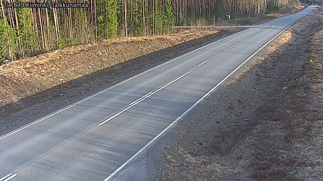 Kelikamerat Kuva Tie 849 Kiiminki, Talkkunamaa, Oulu, Pohjois-Pohjanmaa