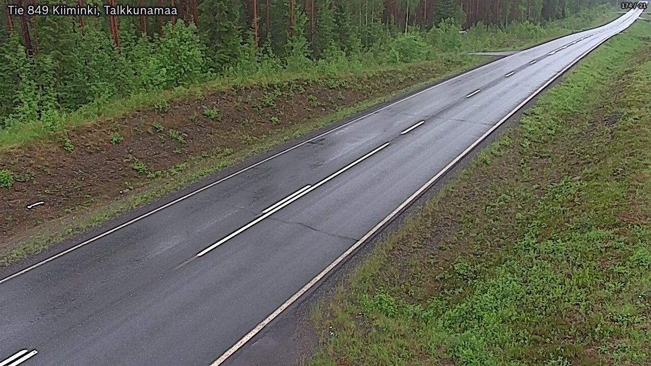 Kelikamerat Kuva Tie 849 Kiiminki, Talkkunamaa, Oulu, Pohjois-Pohjanmaa