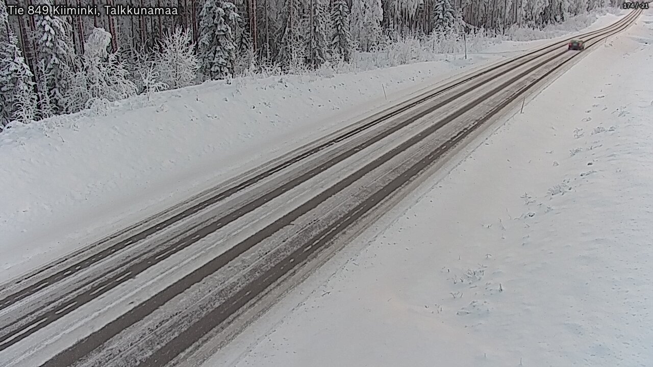 Weather Camera Image Road 849 Kiiminki, Talkkunamaa, Oulu, Pohjois-Pohjanmaa