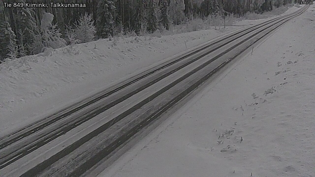 Kelikamerat Kuva Tie 849 Kiiminki, Talkkunamaa, Oulu, Pohjois-Pohjanmaa