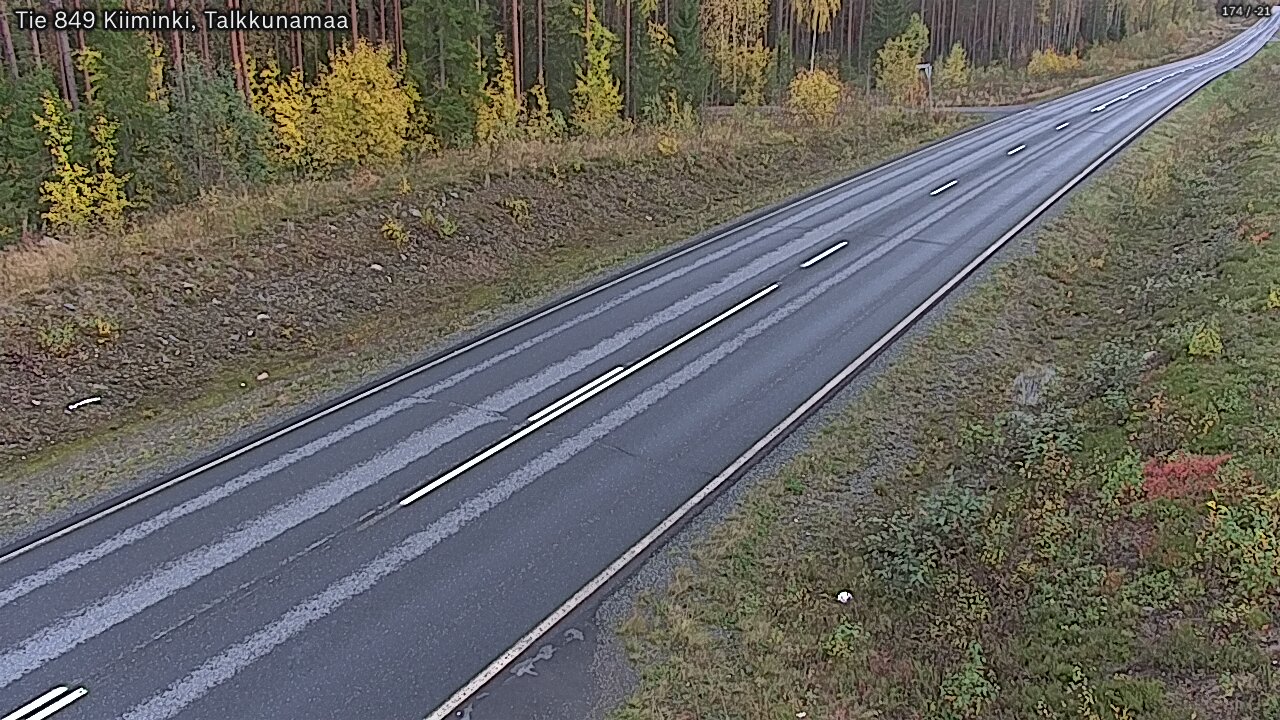 Kelikamerat Kuva Tie 849 Kiiminki, Talkkunamaa, Oulu, Pohjois-Pohjanmaa