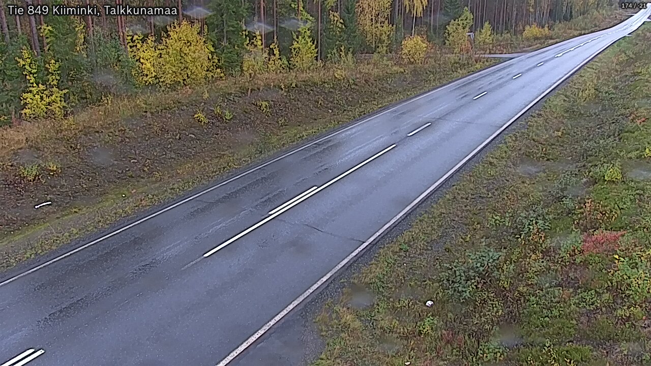 Kelikamerat Kuva Tie 849 Kiiminki, Talkkunamaa, Oulu, Pohjois-Pohjanmaa