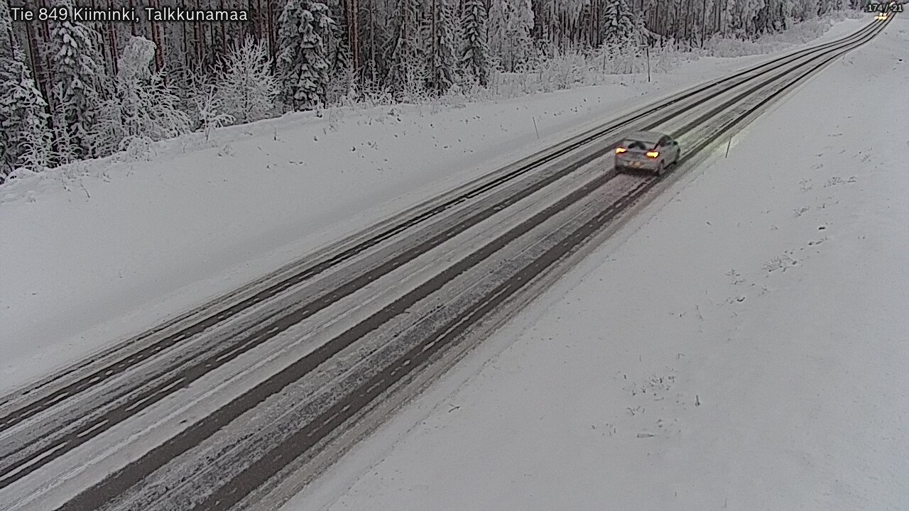 Kelikamerat Kuva Tie 849 Kiiminki, Talkkunamaa, Oulu, Pohjois-Pohjanmaa