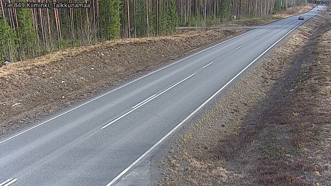 Kelikamerat Kuva Tie 849 Kiiminki, Talkkunamaa, Oulu, Pohjois-Pohjanmaa