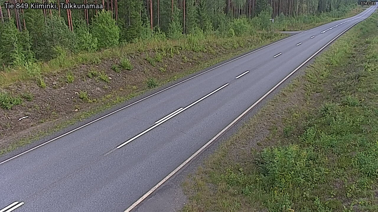 Kelikamerat Kuva Tie 849 Kiiminki, Talkkunamaa, Oulu, Pohjois-Pohjanmaa