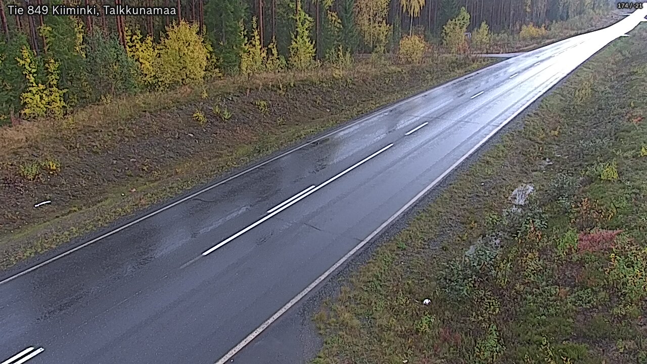Kelikamerat Kuva Tie 849 Kiiminki, Talkkunamaa, Oulu, Pohjois-Pohjanmaa