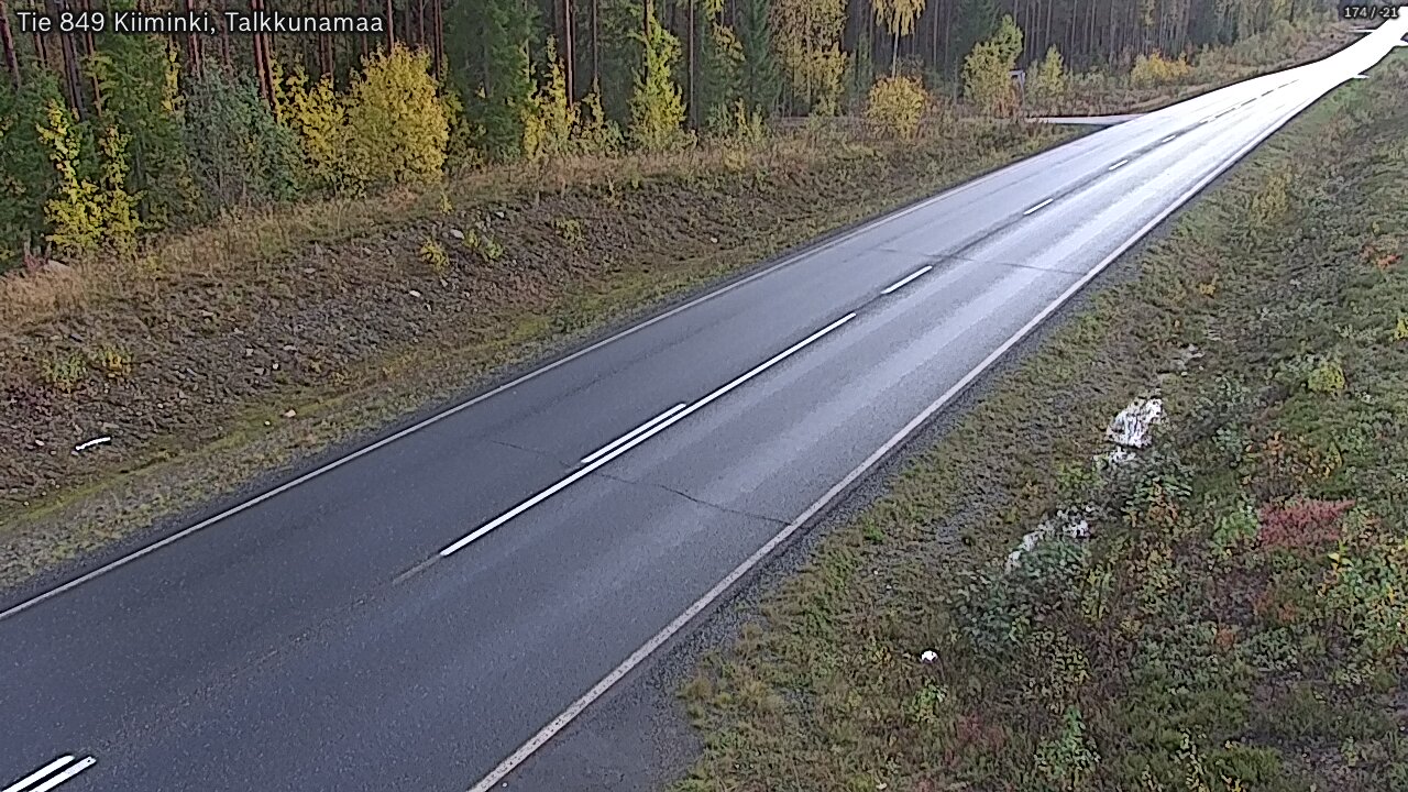 Kelikamerat Kuva Tie 849 Kiiminki, Talkkunamaa, Oulu, Pohjois-Pohjanmaa