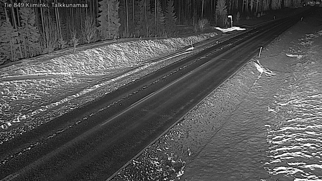 Kelikamerat Kuva Tie 849 Kiiminki, Talkkunamaa, Oulu, Pohjois-Pohjanmaa