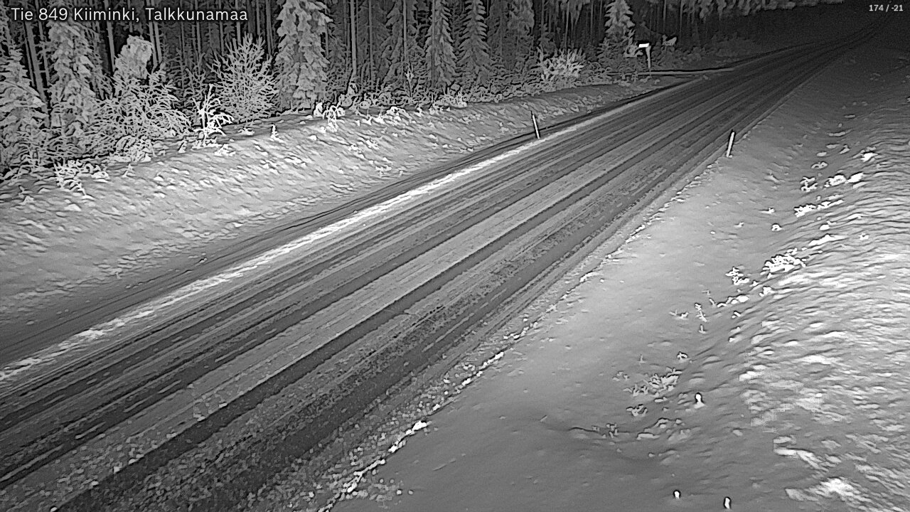 Kelikamerat Kuva Tie 849 Kiiminki, Talkkunamaa, Oulu, Pohjois-Pohjanmaa