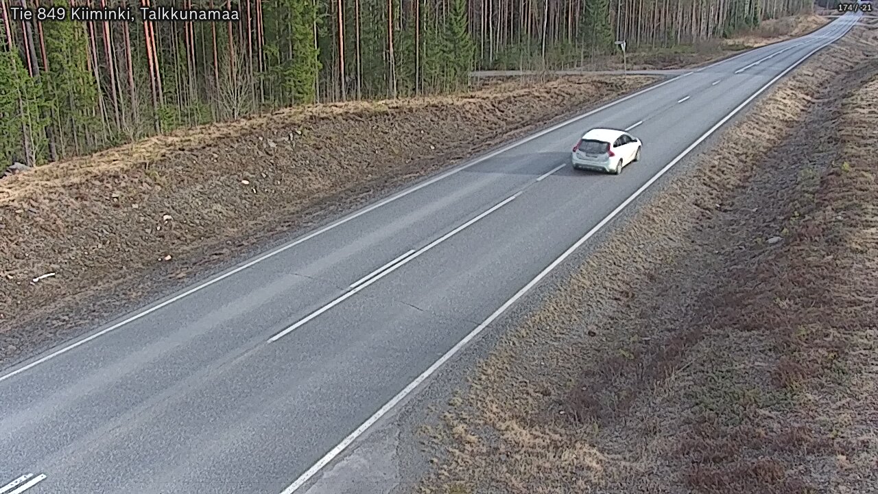 Kelikamerat Kuva Tie 849 Kiiminki, Talkkunamaa, Oulu, Pohjois-Pohjanmaa