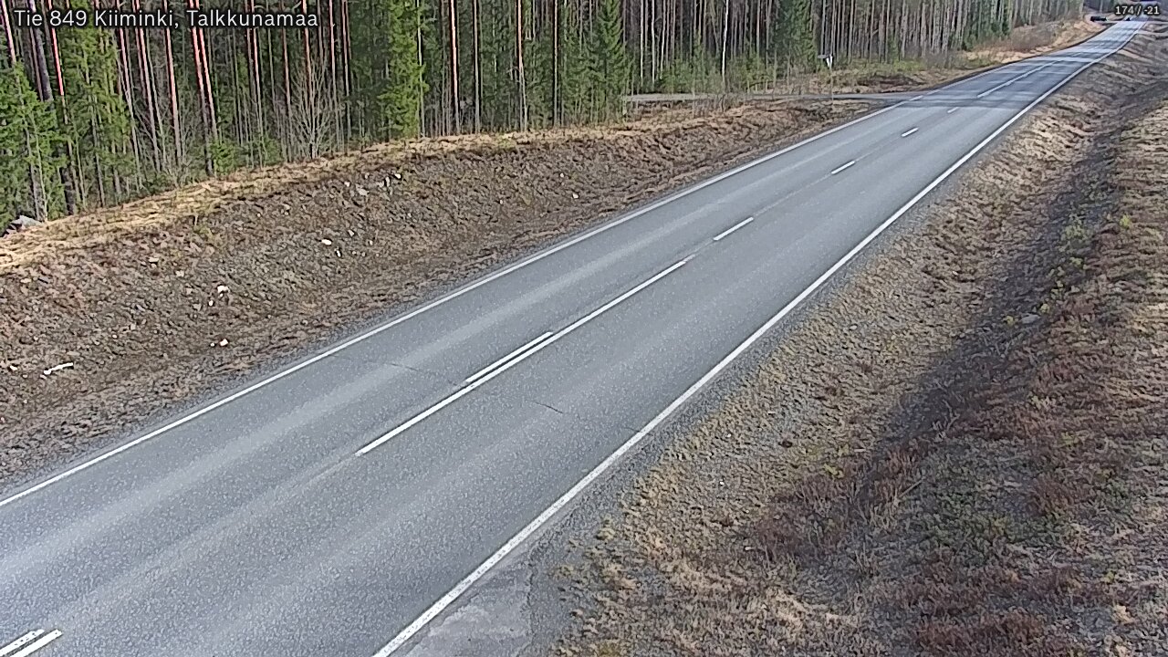 Kelikamerat Kuva Tie 849 Kiiminki, Talkkunamaa, Oulu, Pohjois-Pohjanmaa