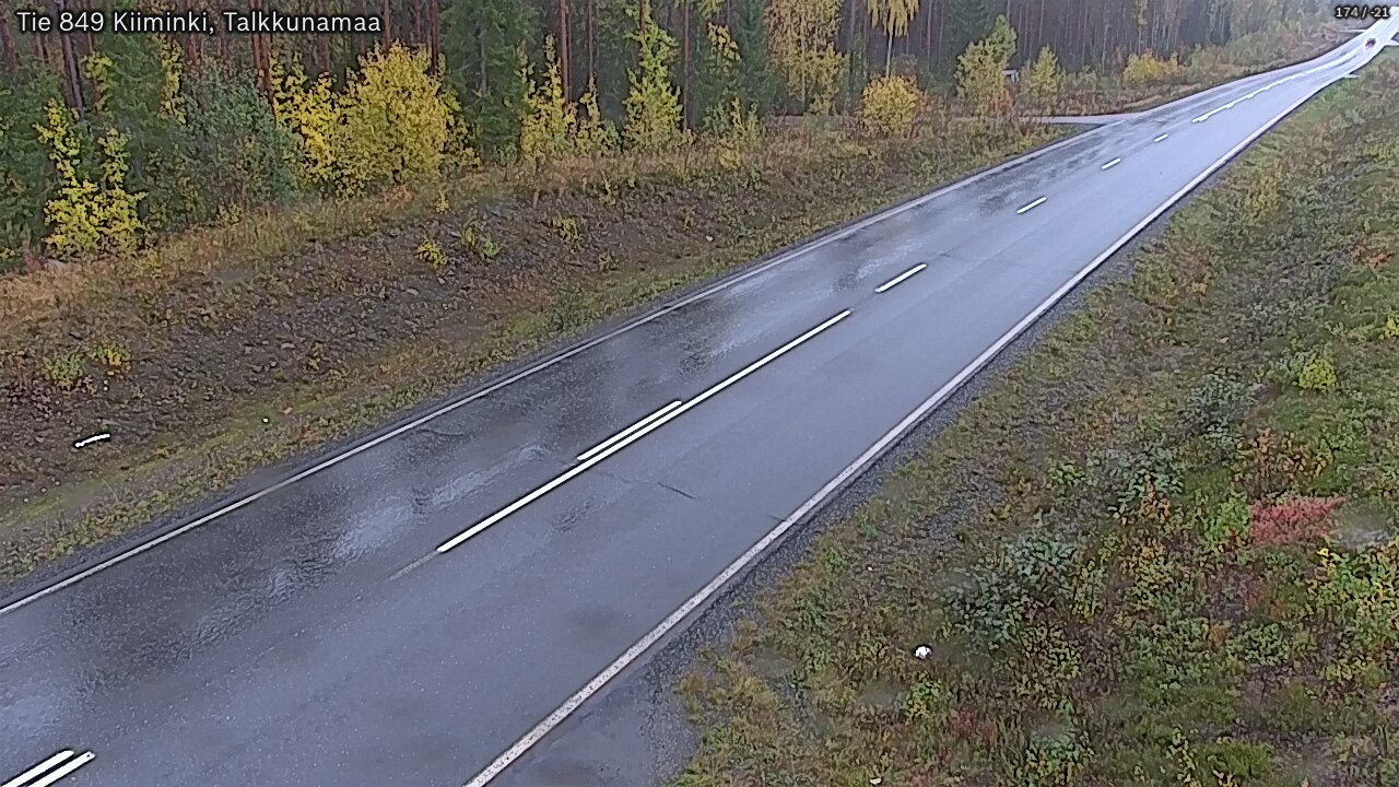 Kelikamerat Kuva Tie 849 Kiiminki, Talkkunamaa, Oulu, Pohjois-Pohjanmaa