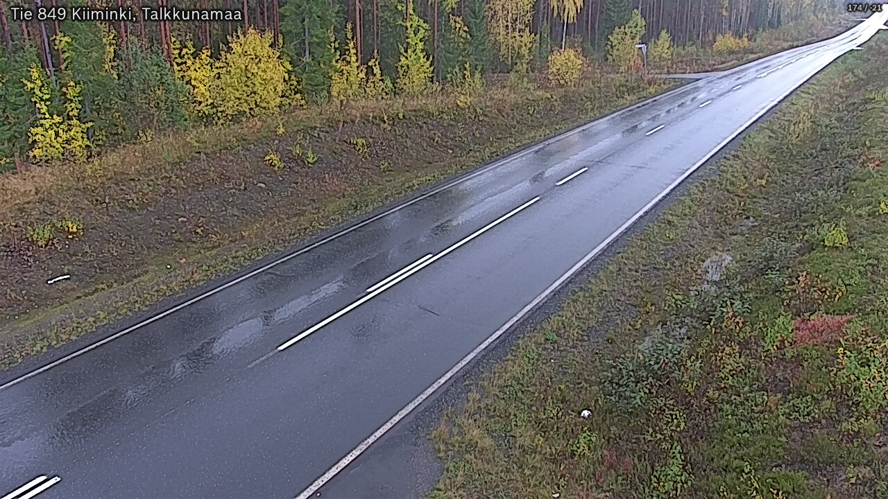 Kelikamerat Kuva Tie 849 Kiiminki, Talkkunamaa, Oulu, Pohjois-Pohjanmaa