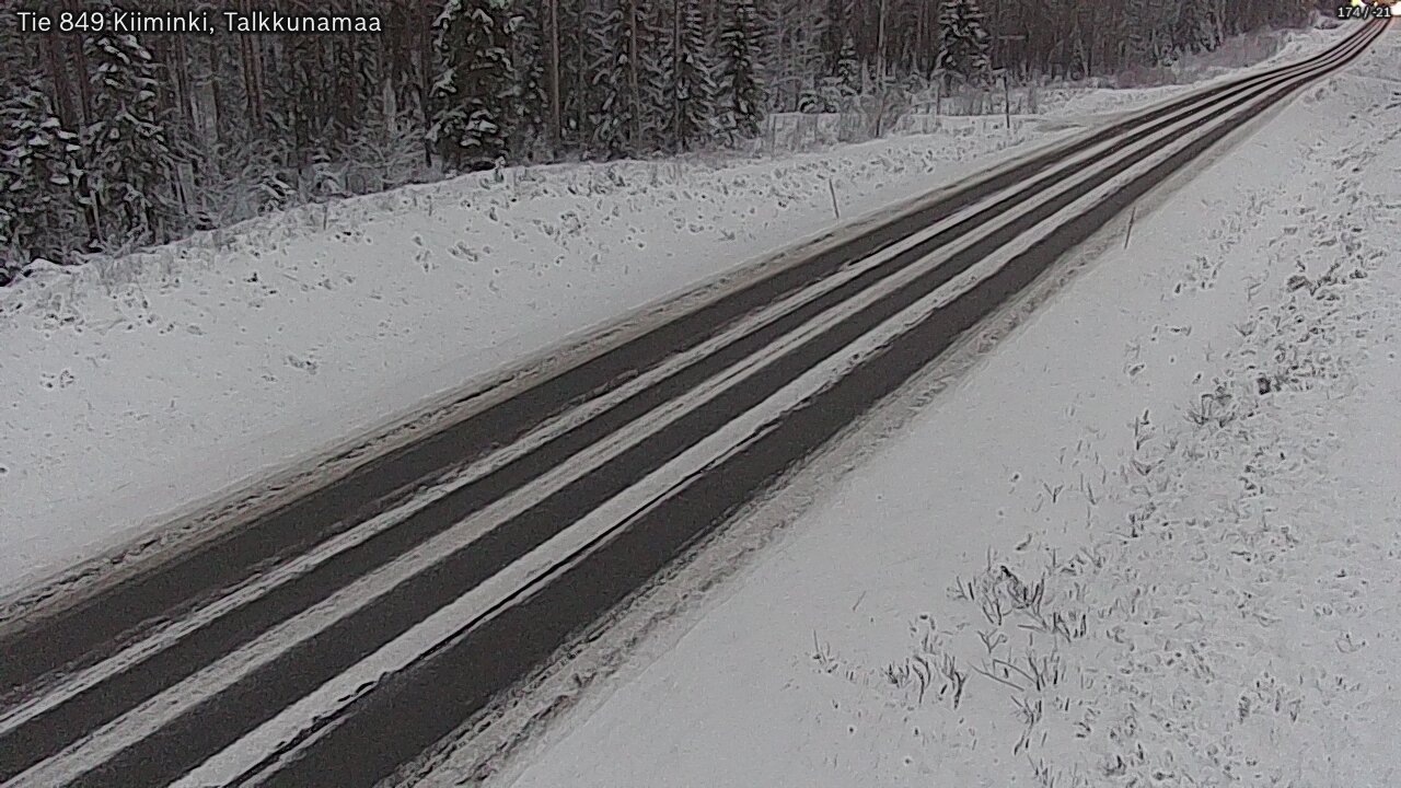 Kelikamerat Kuva Tie 849 Kiiminki, Talkkunamaa, Oulu, Pohjois-Pohjanmaa