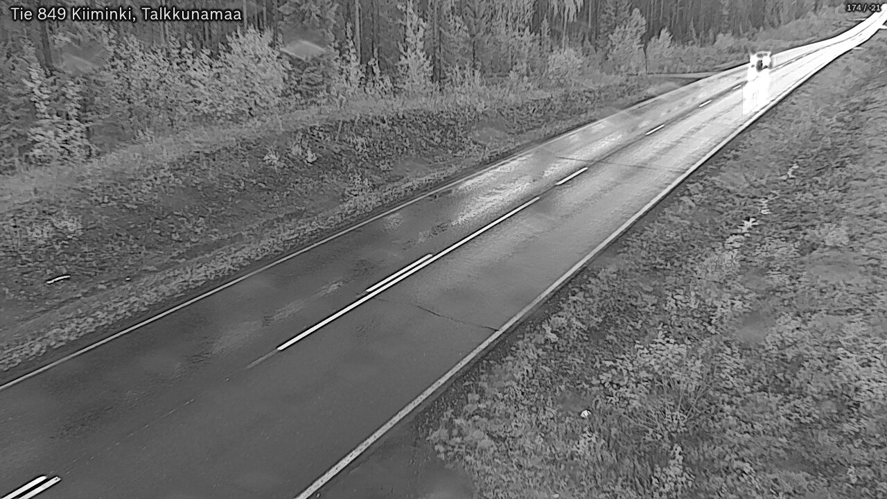 Weather Camera Image Road 849 Kiiminki, Talkkunamaa, Oulu, Pohjois-Pohjanmaa