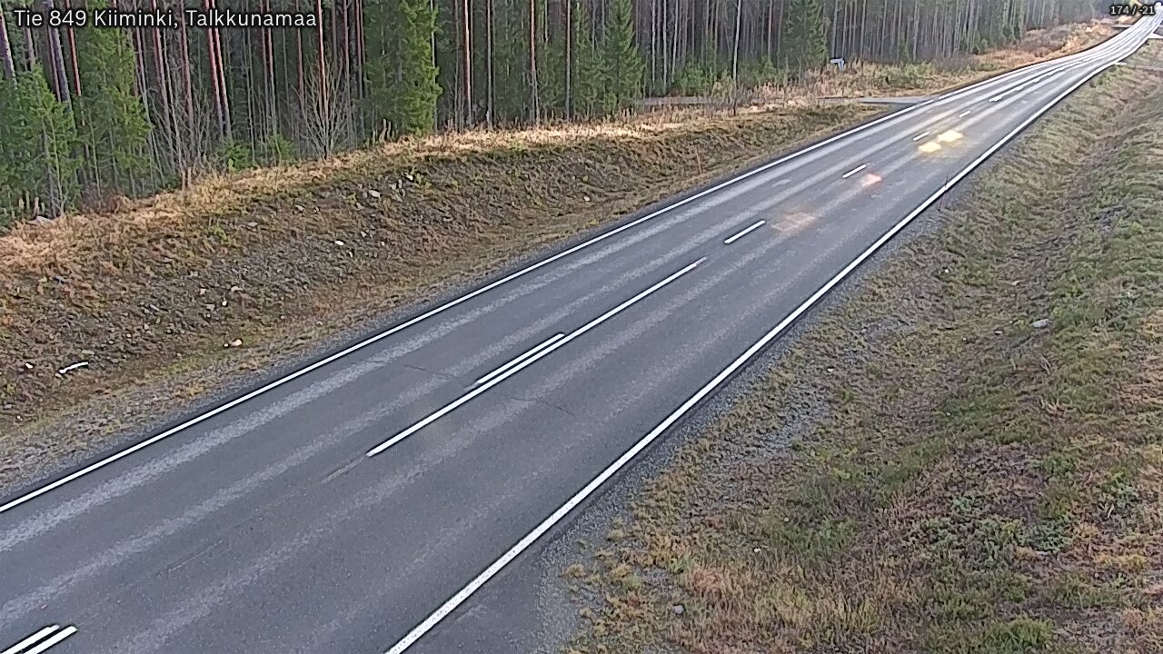 Kelikamerat Kuva Tie 849 Kiiminki, Talkkunamaa, Oulu, Pohjois-Pohjanmaa