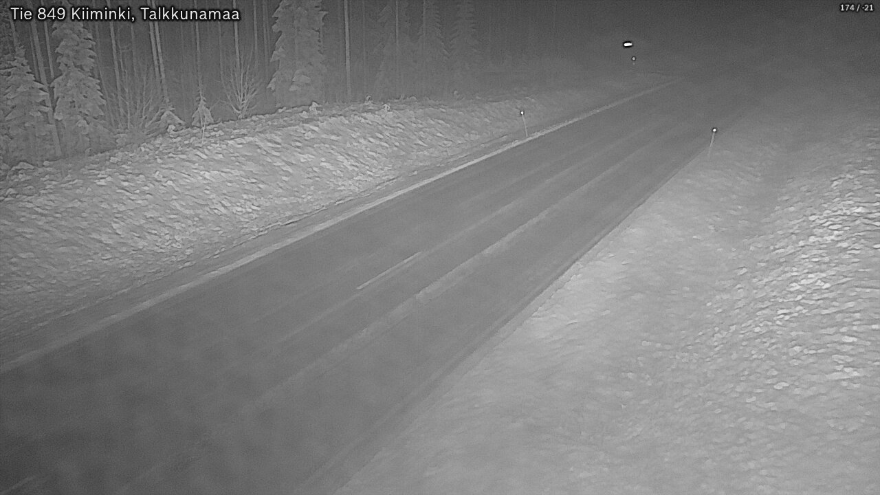 Kelikamerat Kuva Tie 849 Kiiminki, Talkkunamaa, Oulu, Pohjois-Pohjanmaa