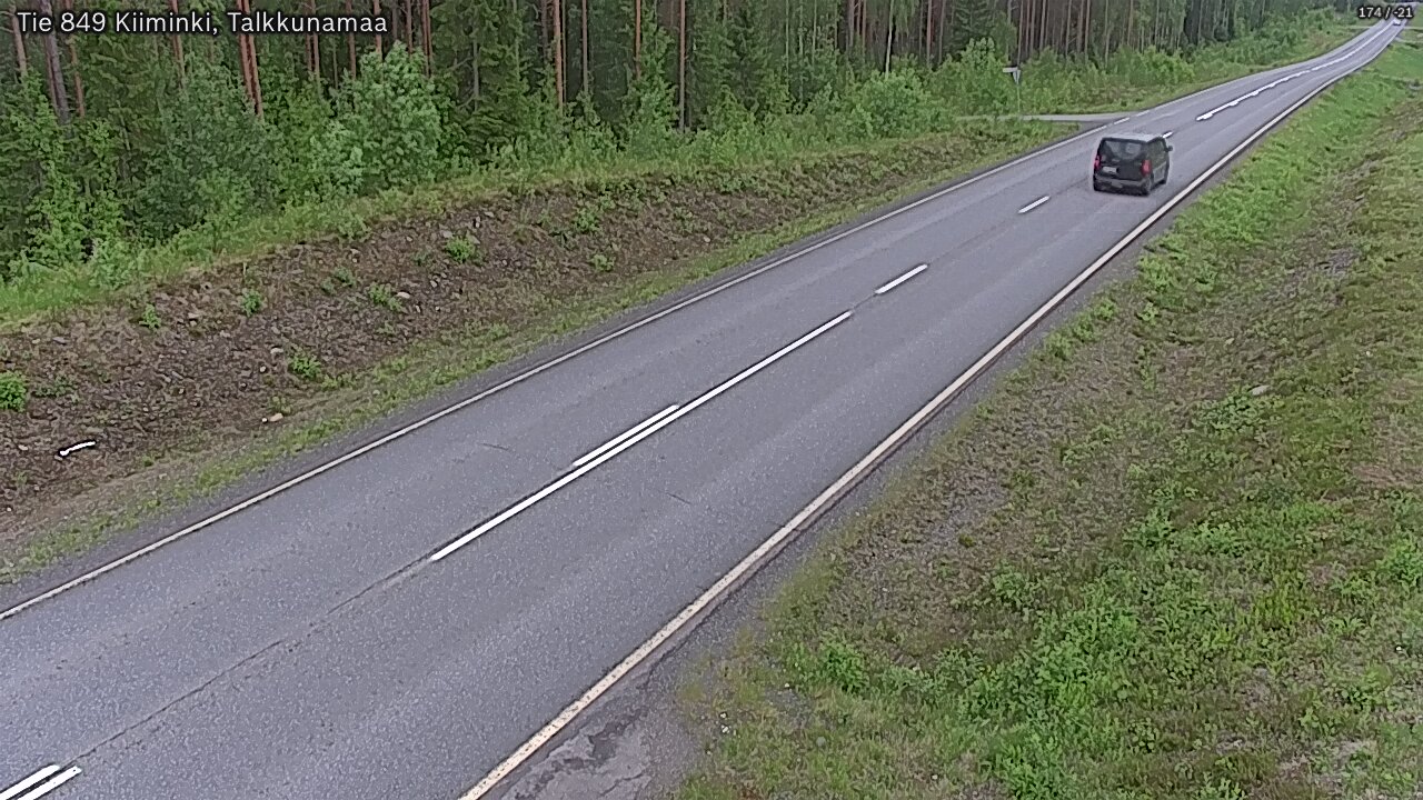 Kelikamerat Kuva Tie 849 Kiiminki, Talkkunamaa, Oulu, Pohjois-Pohjanmaa