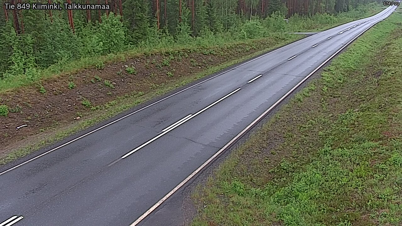 Kelikamerat Kuva Tie 849 Kiiminki, Talkkunamaa, Oulu, Pohjois-Pohjanmaa
