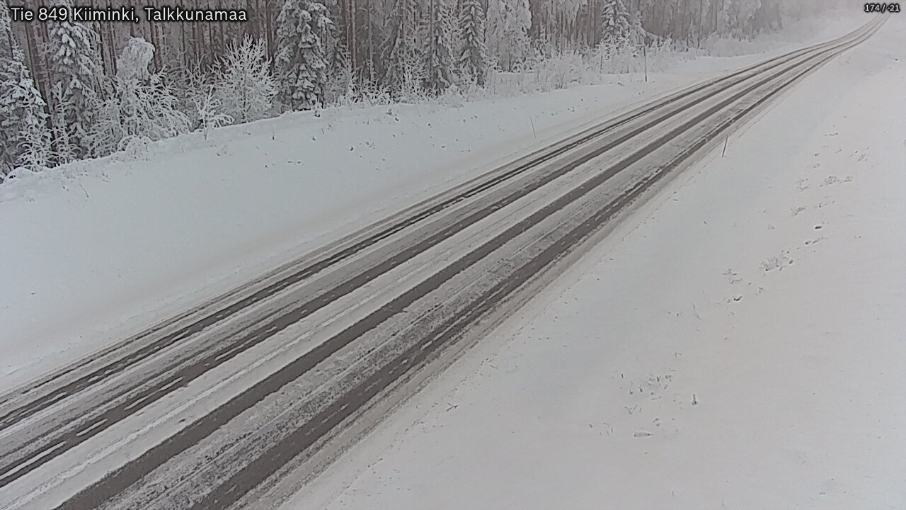 Kelikamerat Kuva Tie 849 Kiiminki, Talkkunamaa, Oulu, Pohjois-Pohjanmaa