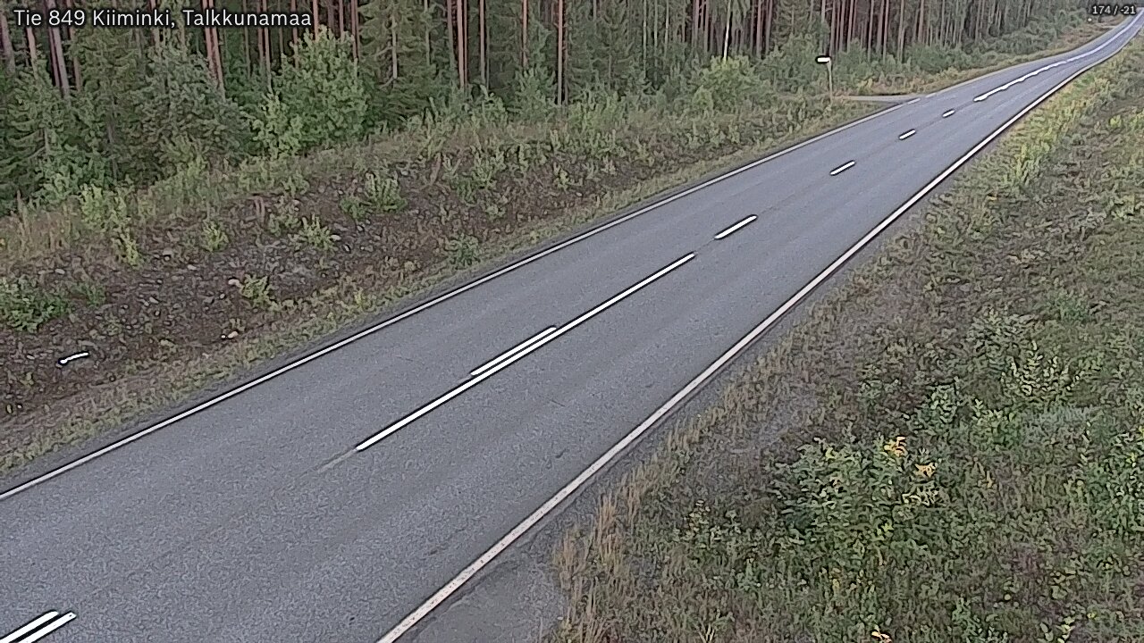 Kelikamerat Kuva Tie 849 Kiiminki, Talkkunamaa, Oulu, Pohjois-Pohjanmaa