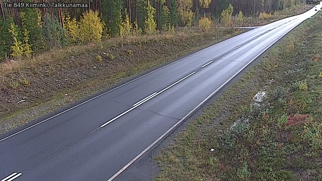 Kelikamerat Kuva Tie 849 Kiiminki, Talkkunamaa, Oulu, Pohjois-Pohjanmaa