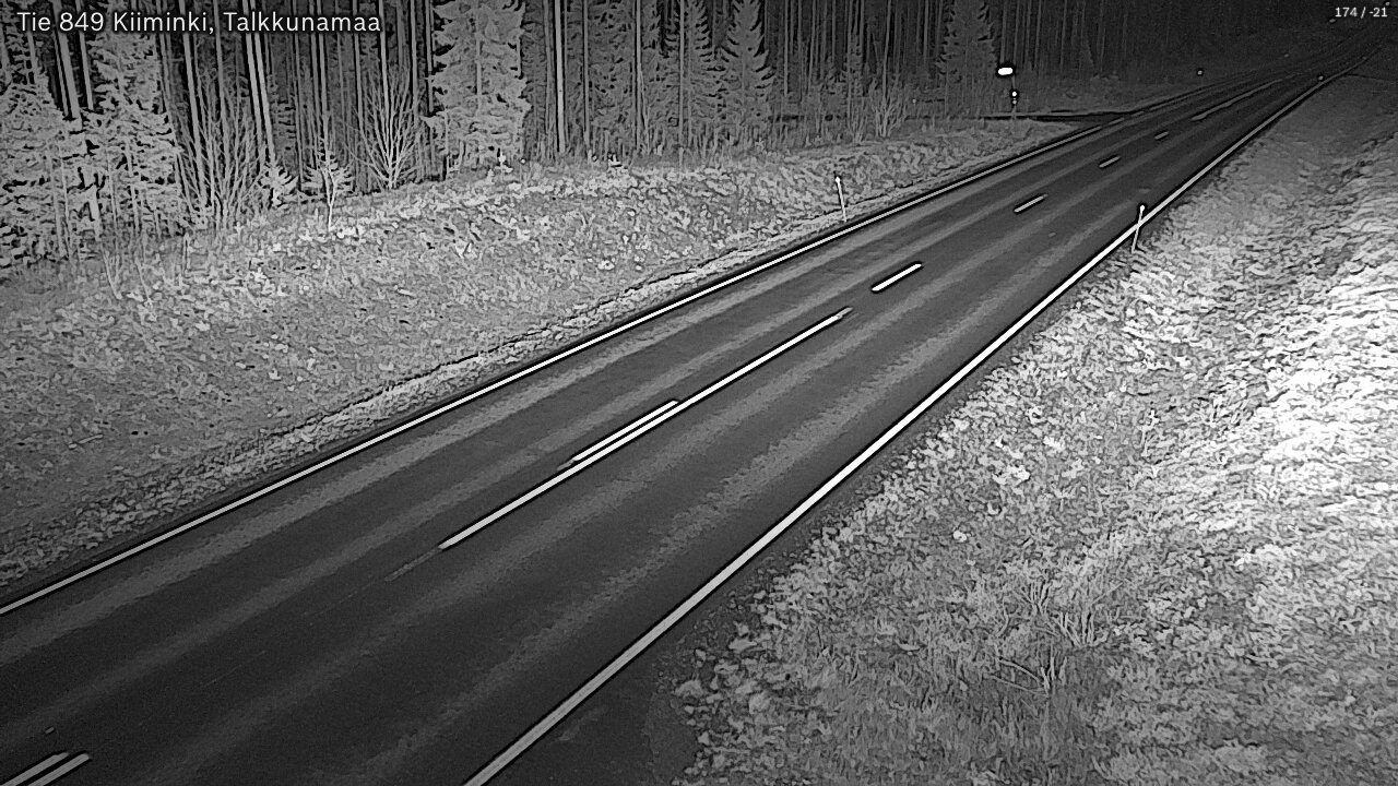 Kelikamerat Kuva Tie 849 Kiiminki, Talkkunamaa, Oulu, Pohjois-Pohjanmaa