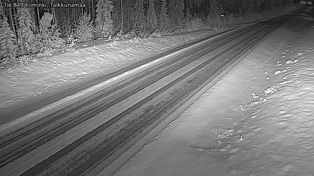 Kelikamerat Kuva Tie 849 Kiiminki, Talkkunamaa, Oulu, Pohjois-Pohjanmaa