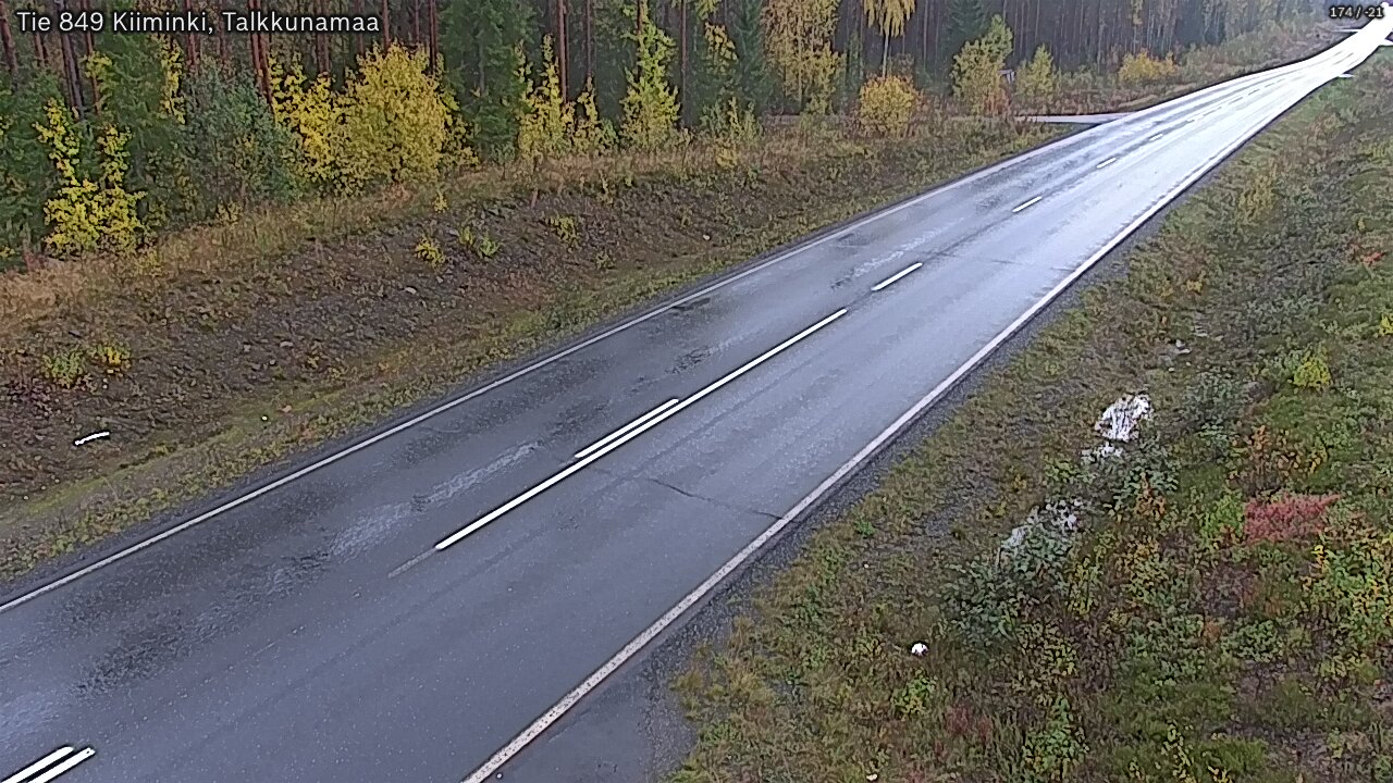 Kelikamerat Kuva Tie 849 Kiiminki, Talkkunamaa, Oulu, Pohjois-Pohjanmaa