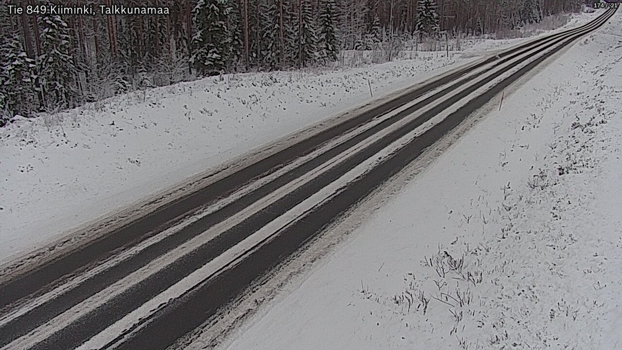 Kelikamerat Kuva Tie 849 Kiiminki, Talkkunamaa, Oulu, Pohjois-Pohjanmaa