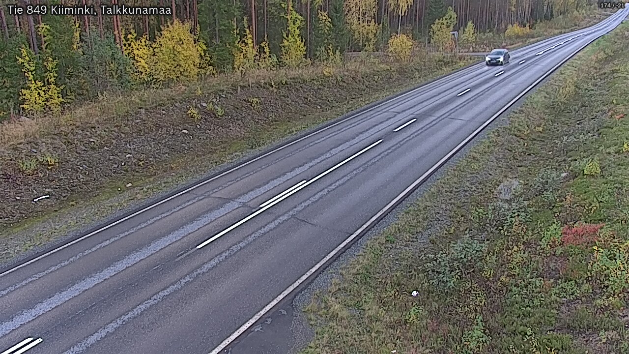Kelikamerat Kuva Tie 849 Kiiminki, Talkkunamaa, Oulu, Pohjois-Pohjanmaa