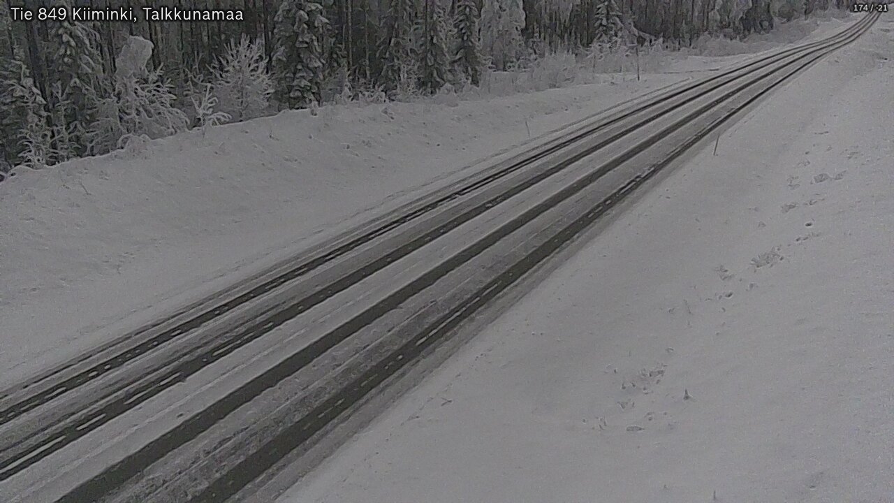 Kelikamerat Kuva Tie 849 Kiiminki, Talkkunamaa, Oulu, Pohjois-Pohjanmaa