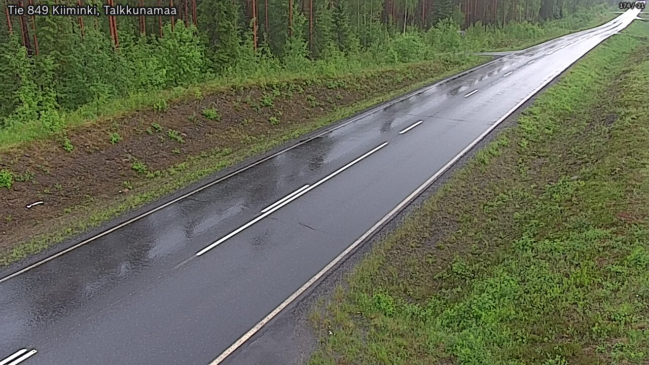 Kelikamerat Kuva Tie 849 Kiiminki, Talkkunamaa, Oulu, Pohjois-Pohjanmaa