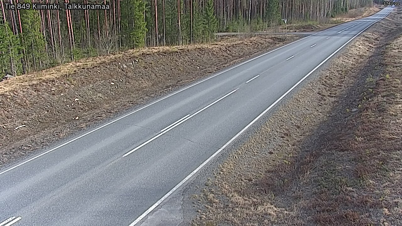Kelikamerat Kuva Tie 849 Kiiminki, Talkkunamaa, Oulu, Pohjois-Pohjanmaa