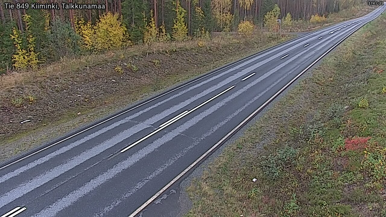 Kelikamerat Kuva Tie 849 Kiiminki, Talkkunamaa, Oulu, Pohjois-Pohjanmaa