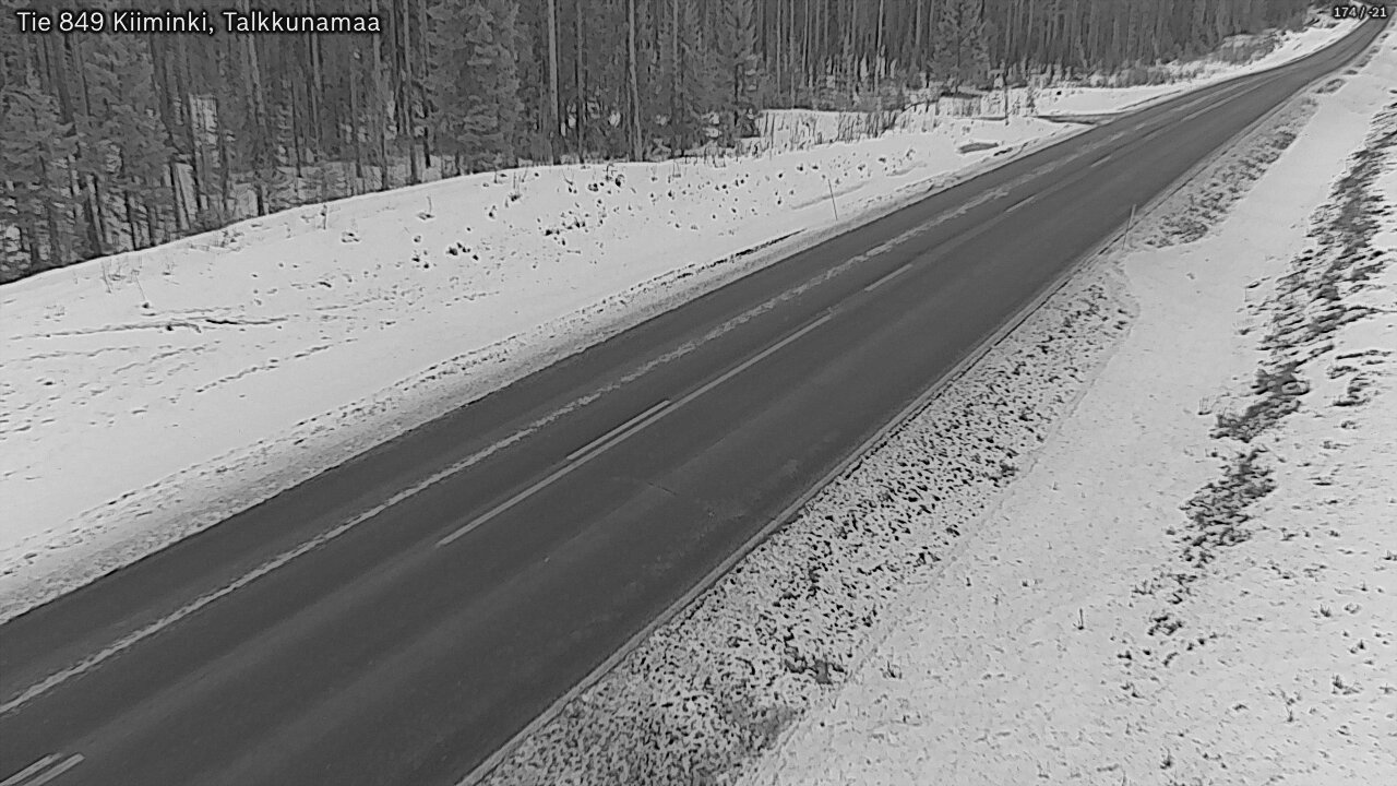 Kelikamerat Kuva Tie 849 Kiiminki, Talkkunamaa, Oulu, Pohjois-Pohjanmaa