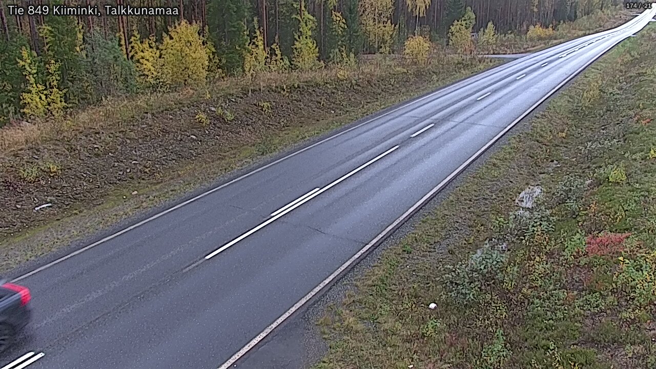 Kelikamerat Kuva Tie 849 Kiiminki, Talkkunamaa, Oulu, Pohjois-Pohjanmaa