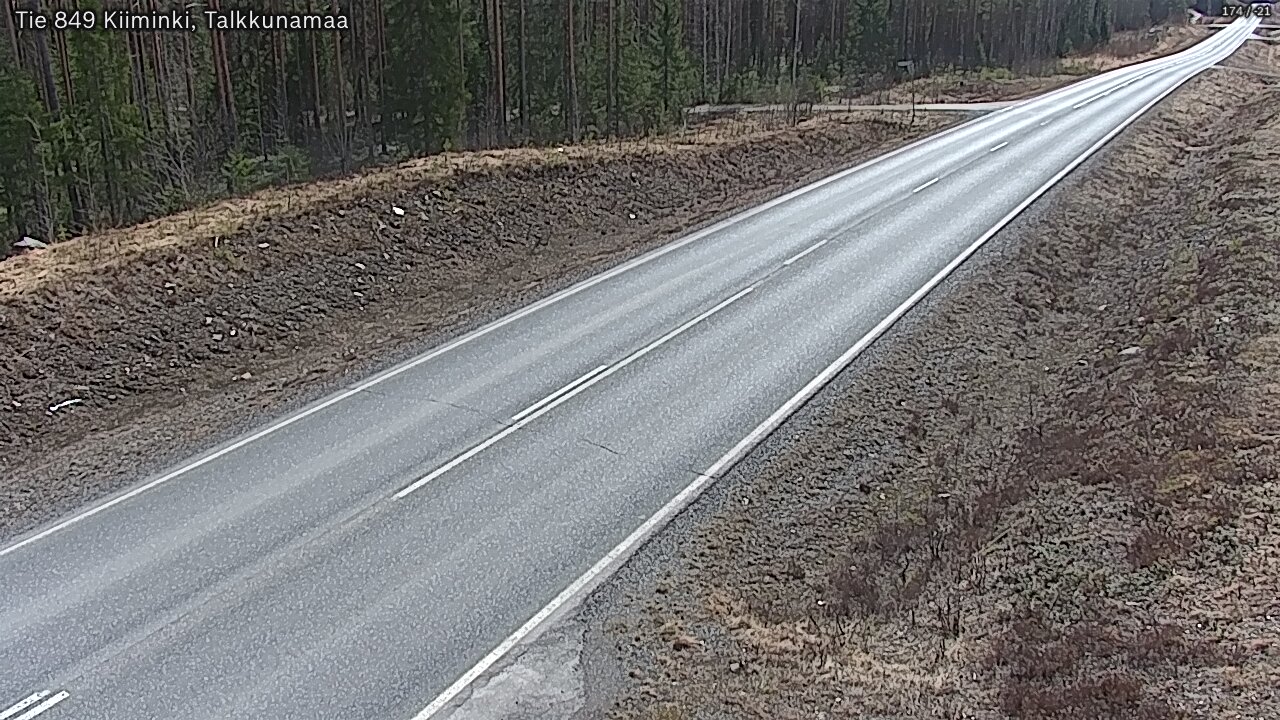 Kelikamerat Kuva Tie 849 Kiiminki, Talkkunamaa, Oulu, Pohjois-Pohjanmaa