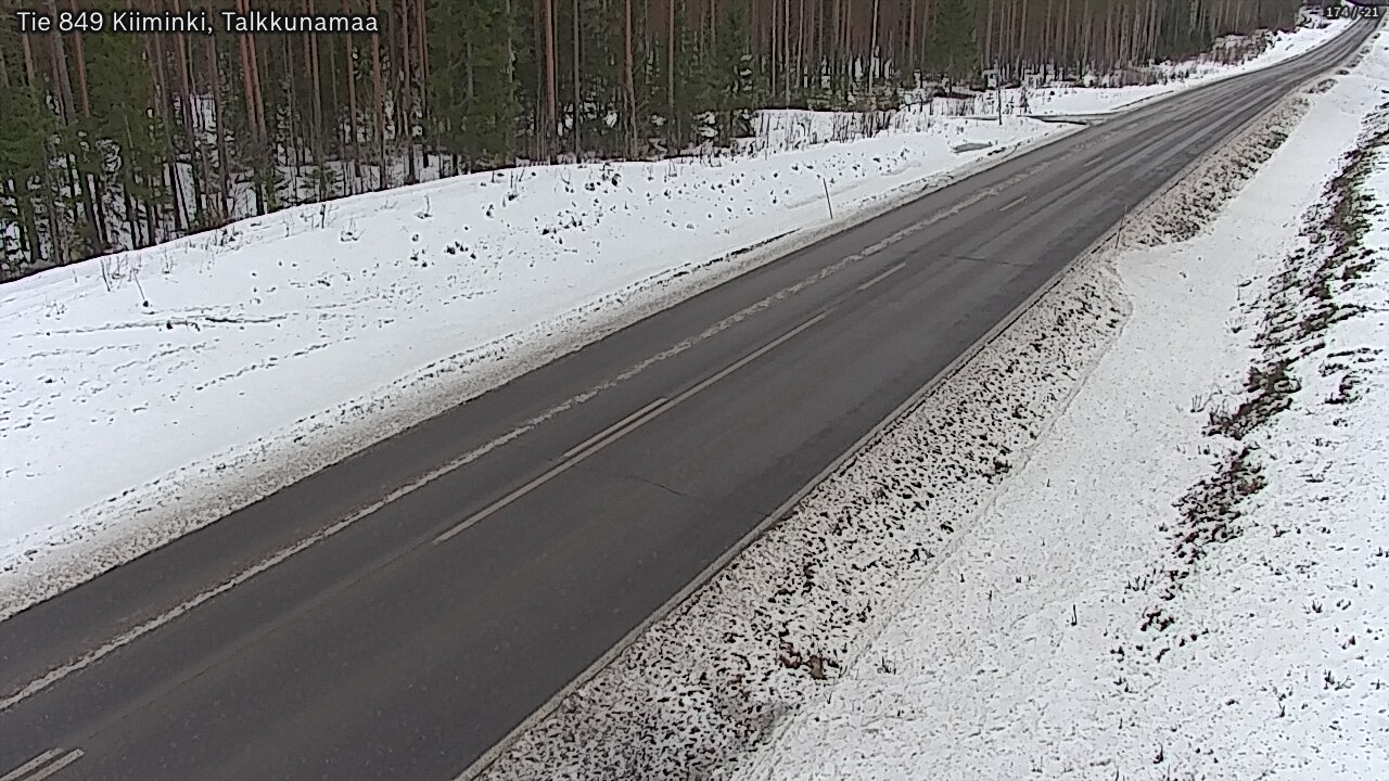 Kelikamerat Kuva Tie 849 Kiiminki, Talkkunamaa, Oulu, Pohjois-Pohjanmaa