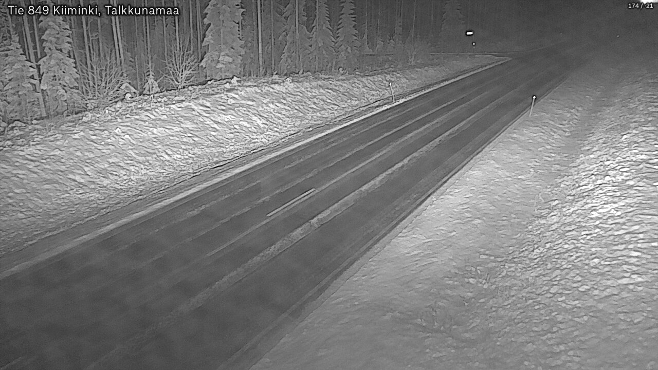 Kelikamerat Kuva Tie 849 Kiiminki, Talkkunamaa, Oulu, Pohjois-Pohjanmaa