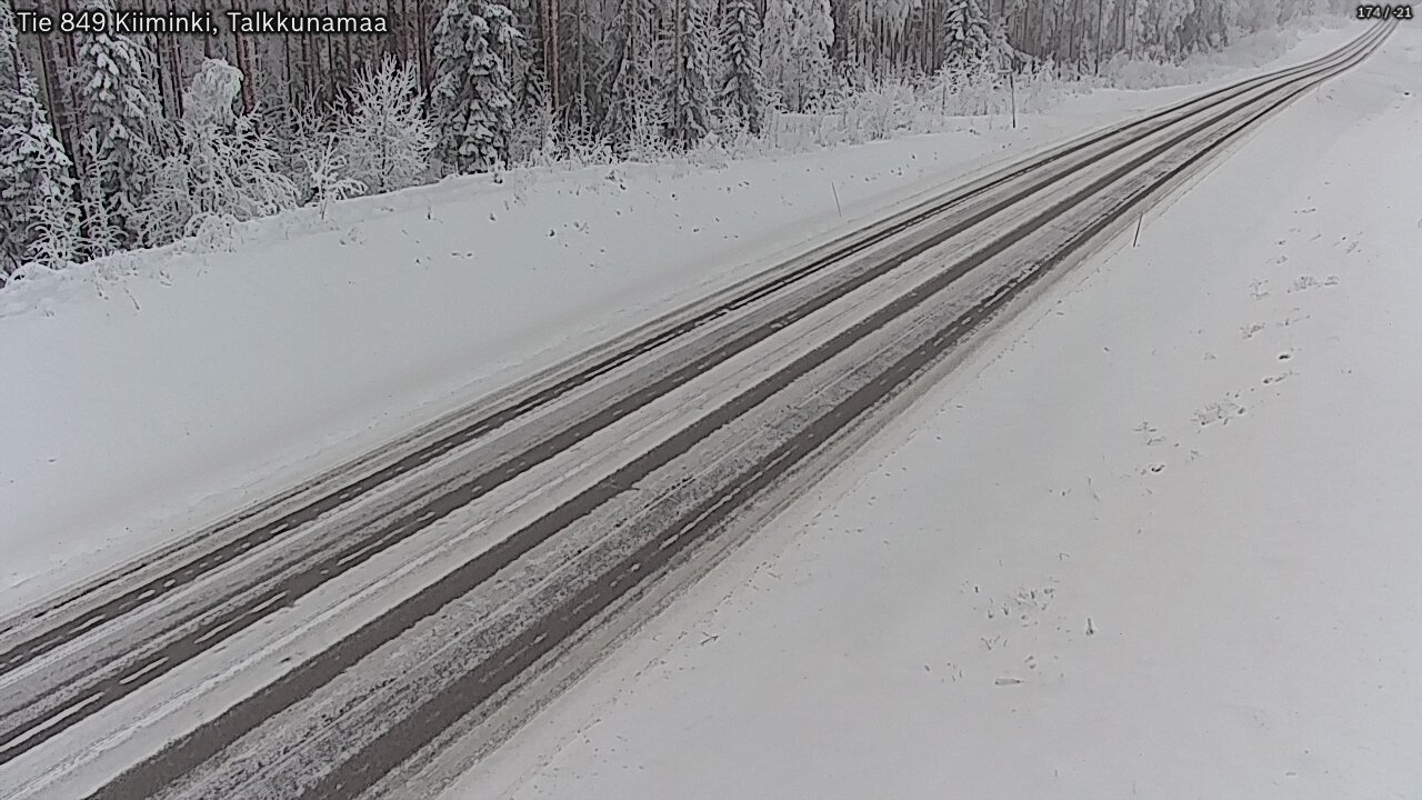 Kelikamerat Kuva Tie 849 Kiiminki, Talkkunamaa, Oulu, Pohjois-Pohjanmaa