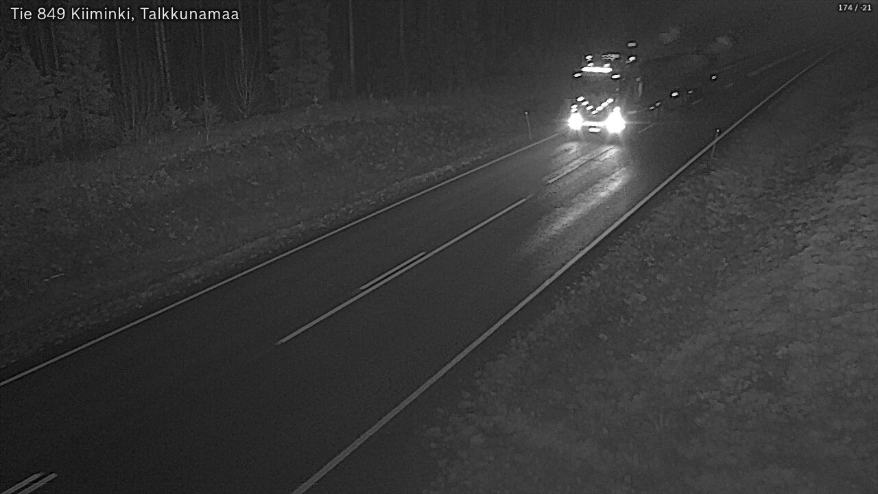 Kelikamerat Kuva Tie 849 Kiiminki, Talkkunamaa, Oulu, Pohjois-Pohjanmaa