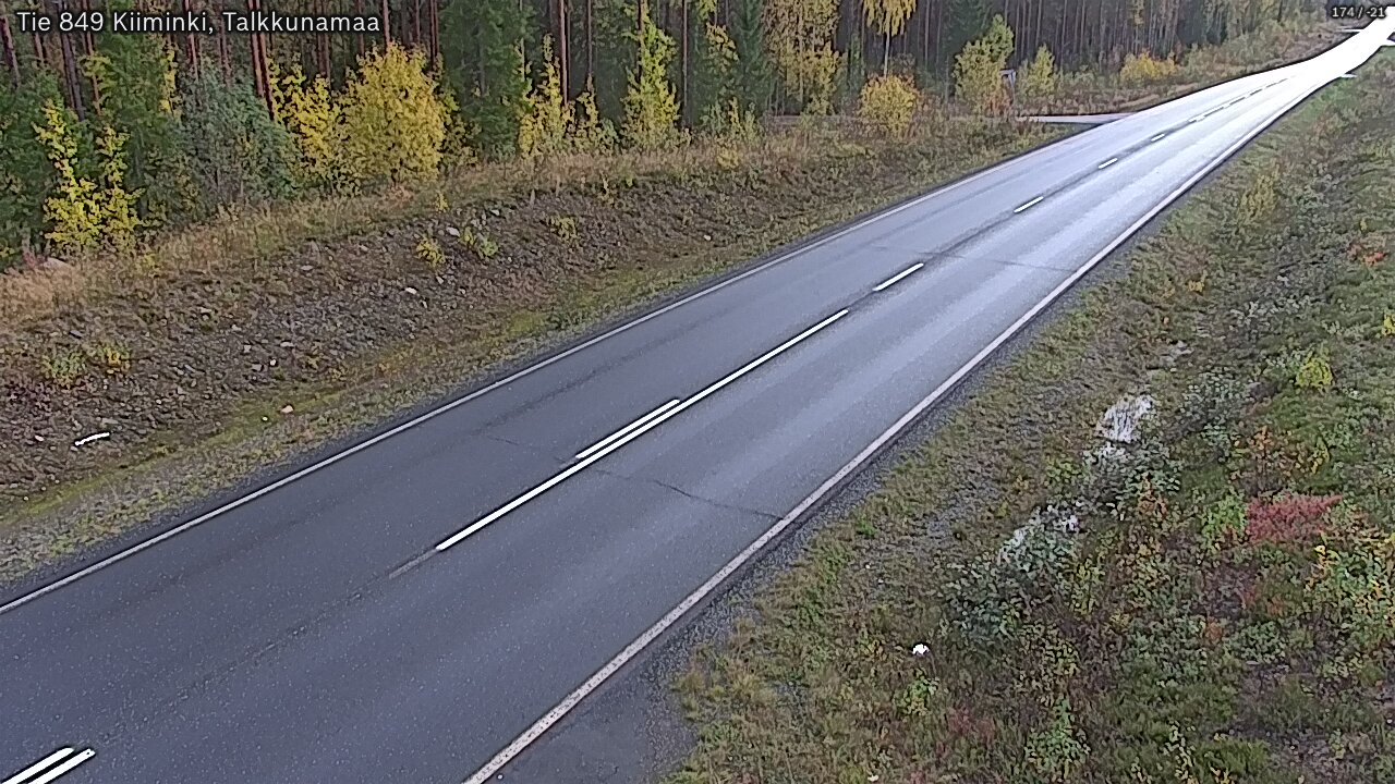 Kelikamerat Kuva Tie 849 Kiiminki, Talkkunamaa, Oulu, Pohjois-Pohjanmaa