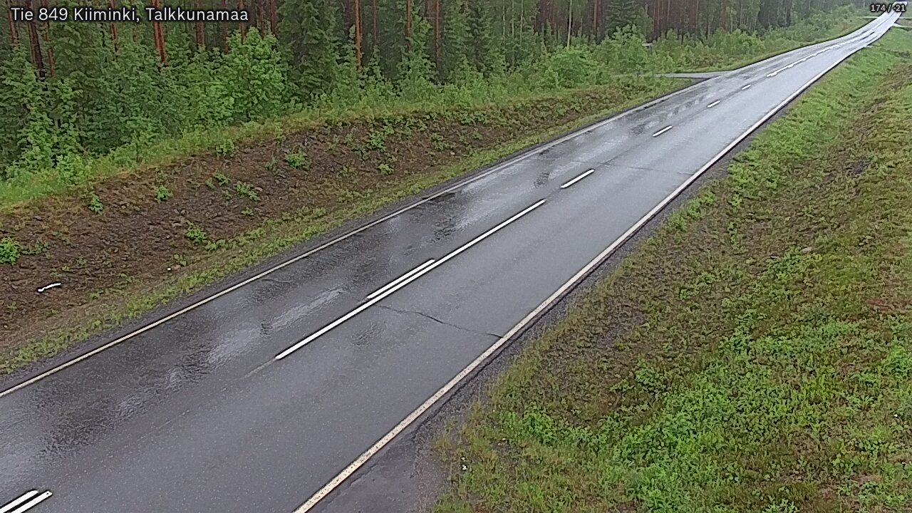 Kelikamerat Kuva Tie 849 Kiiminki, Talkkunamaa, Oulu, Pohjois-Pohjanmaa