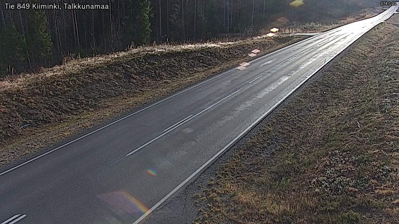 Kelikamerat Kuva Tie 849 Kiiminki, Talkkunamaa, Oulu, Pohjois-Pohjanmaa