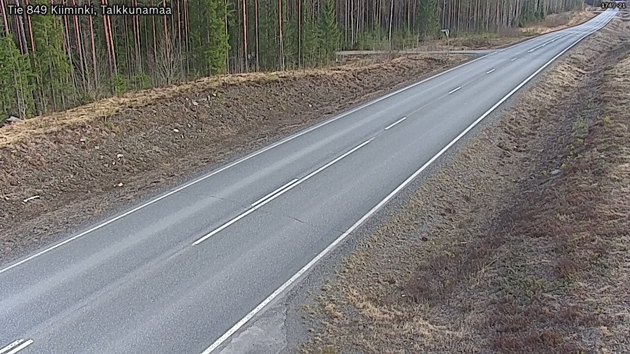 Kelikamerat Kuva Tie 849 Kiiminki, Talkkunamaa, Oulu, Pohjois-Pohjanmaa